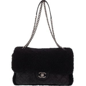 Chanel Fur Chain Shoulder Bag